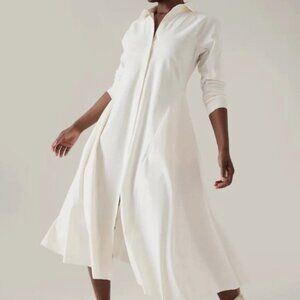 NWT athleta cosmic layer dress magnolia white
